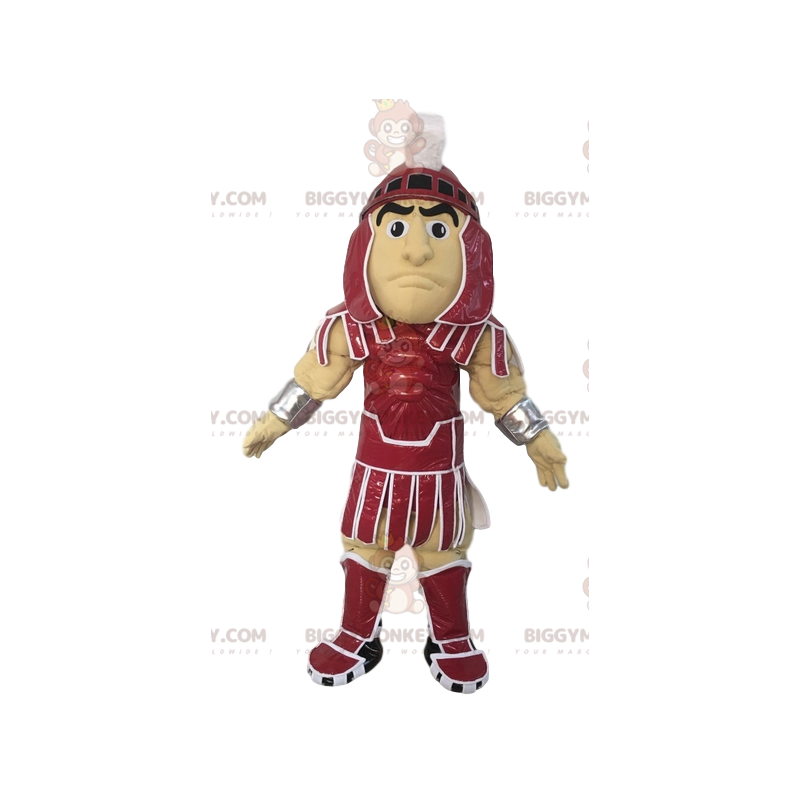 Armored Roman Warrior BIGGYMONKEY™ Mascot Costume. Warrior