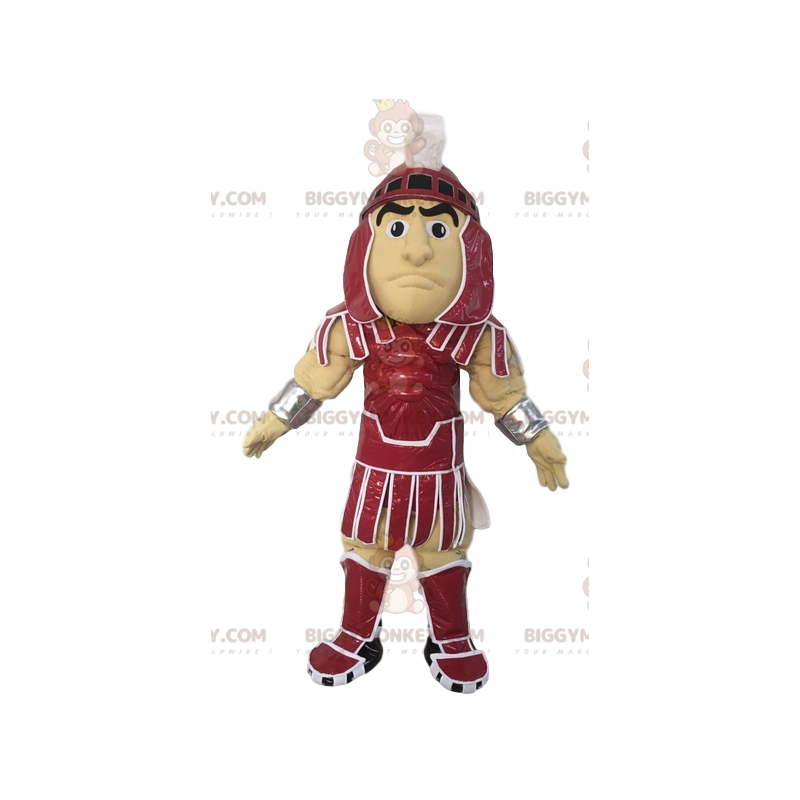 Traje de mascote de guerreiro romano blindado BIGGYMONKEY™.