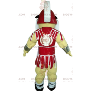 Armored Roman Warrior BIGGYMONKEY™ Mascot Costume. Warrior