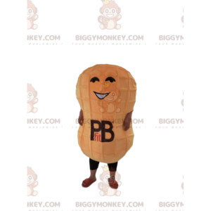 Στολή μασκότ Peanut BIGGYMONKEY™. Φιστίκι κοστούμι -