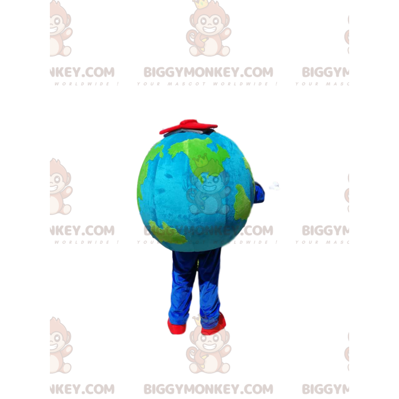 Disfraz de mascota Earth BIGGYMONKEY™. Disfraz de tierra -