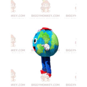 Aarde BIGGYMONKEY™ mascottekostuum. Aarde kostuum -