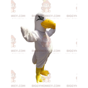 BIGGYMONKEY™ mascottekostuum van een witte adelaar met een