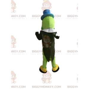 Costume de mascotte BIGGYMONKEY™ de criquet vert avec un joli