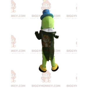 Disfraz de mascota BIGGYMONKEY™ de grillo verde con lindo