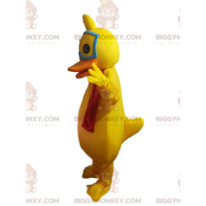 Costume de mascotte BIGGYMONKEY™ de canard jaune avec une