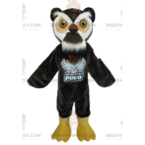 Disfraz de mascota Brown Owls BIGGYMONKEY™. DISFRAZ BÚHOS -