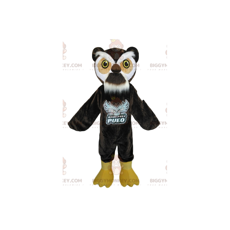 Brown Owls BIGGYMONKEY™ Mascot Costume. Owls costume -