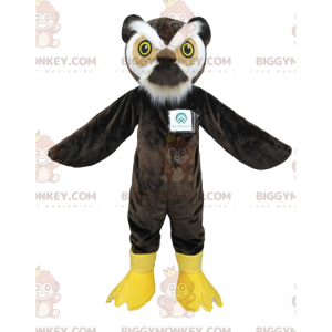 Brown Owls BIGGYMONKEY™ Mascot Costume. Owls costume –