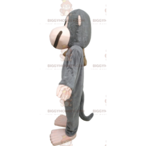 Gray Monkey BIGGYMONKEY™ Mascot Costume. Gray monkey costume -