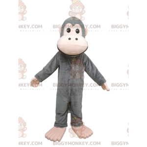 Gray Monkey BIGGYMONKEY™ Mascot Costume. Gray monkey costume –