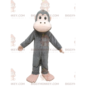 Grijze aap BIGGYMONKEY™ mascottekostuum. Grijze aap kostuum -