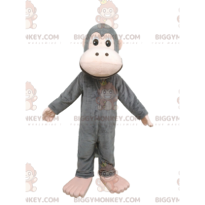 Costume da mascotte scimmia grigia BIGGYMONKEY™. Costume da