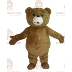 Brown Cub BIGGYMONKEY™ maskotkostume. Brun bjørn kostume -