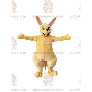 Disfraz de mascota canguro beige claro BIGGYMONKEY™. disfraz de