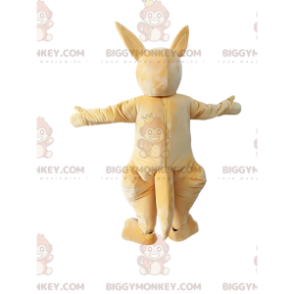 Disfraz de mascota canguro beige claro BIGGYMONKEY™. disfraz de