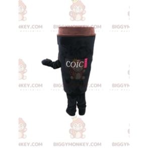 BIGGYMONKEY™ Take Away Black Coffee Cup-mascottekostuum.
