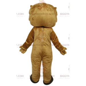 Costume de mascotte BIGGYMONKEY™ de lion avec de beaux yeux