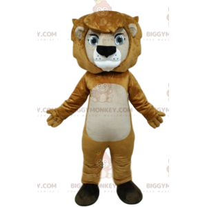 Costume de mascotte BIGGYMONKEY™ de lion avec de beaux yeux