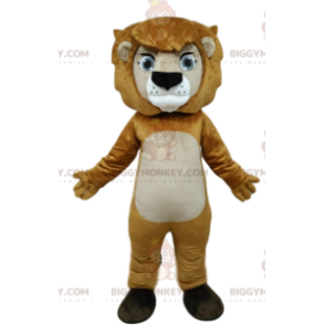 Disfraz de mascota BIGGYMONKEY™ de león con hermosos ojos