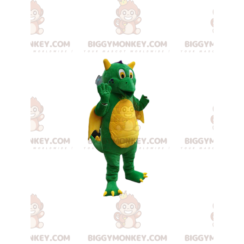 Super comico costume della mascotte del drago verde