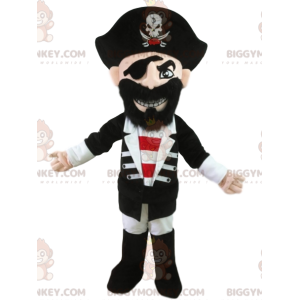 Costume da mascotte da pirata BIGGYMONKEY™ in abbigliamento