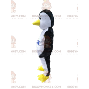 Costume de mascotte BIGGYMONKEY™ de pingouin noir et blanc avec