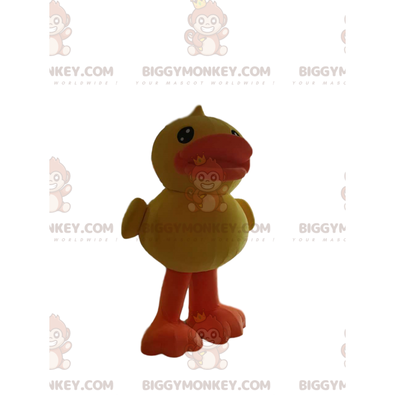 Disfraz de mascota BIGGYMONKEY™ de pollito amarillo. disfraz de