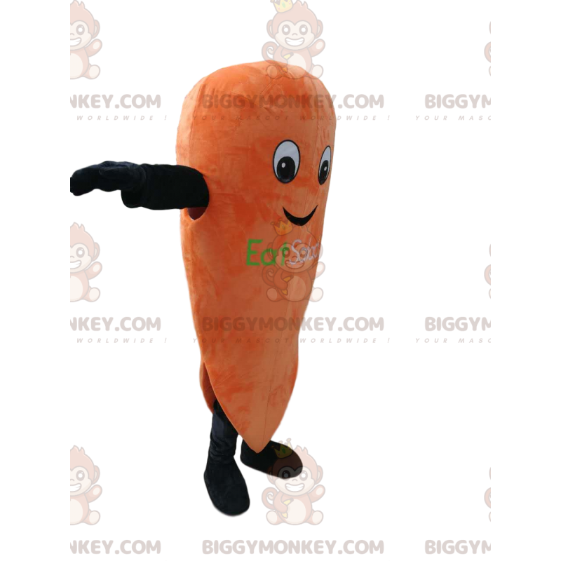 Costume de mascotte BIGGYMONKEY™ de carotte super mignonne.