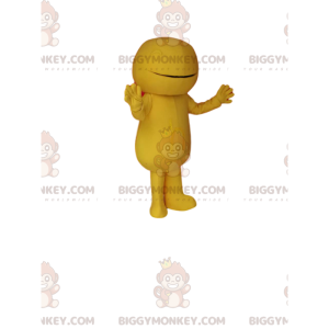 Geel mannetje BIGGYMONKEY™ mascottekostuum. Geel man kostuum -