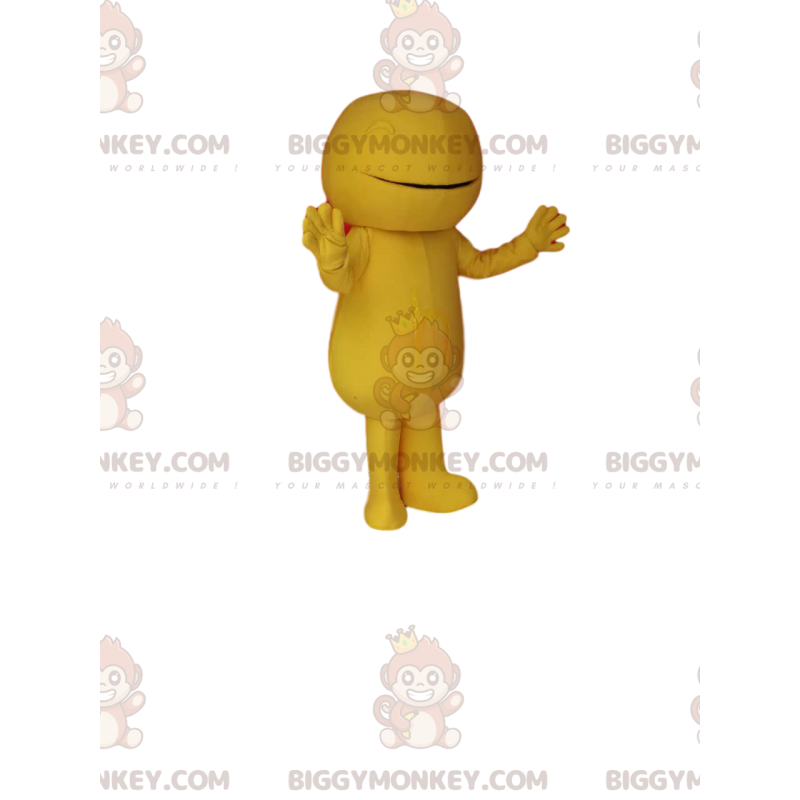 Yellow Man BIGGYMONKEY™ maskotkostume. Gul mands kostume -