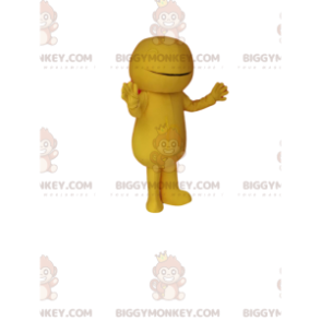 Costume de mascotte BIGGYMONKEY™ de bonhomme jaune. Costume de