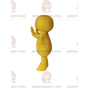 Costume de mascotte BIGGYMONKEY™ de bonhomme jaune. Costume de