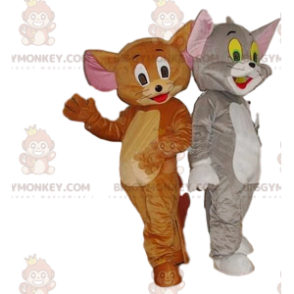 BIGGYMONKEY™ Mascot Costume Duo från Tom & Jerry. Tom & Jerry