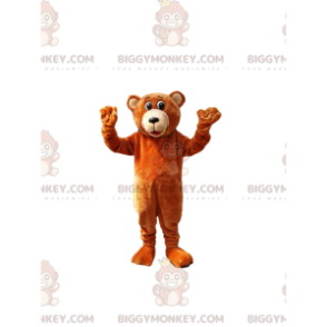 Costume da mascotte dell'orso bruno BIGGYMONKEY™. costume da