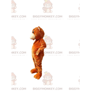 Costume de mascotte BIGGYMONKEY™ d'ours brun. Costume d'ours