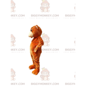 Traje da mascote do urso pardo BIGGYMONKEY™. fantasia de urso