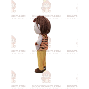 BIGGYMONKEY™-mascottekostuum voor jongens met outfit in