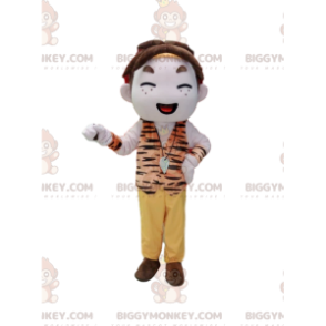 Costume de mascotte BIGGYMONKEY™ de garçon avec une tenue de