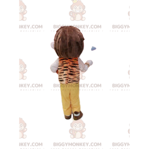 Boy's BIGGYMONKEY™ mascot costume with prehistoric style