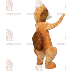 Super enthousiaste eekhoorn BIGGYMONKEY™ mascottekostuum.