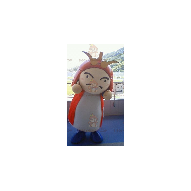 Costume de mascotte BIGGYMONKEY™ de samouraï de personnage