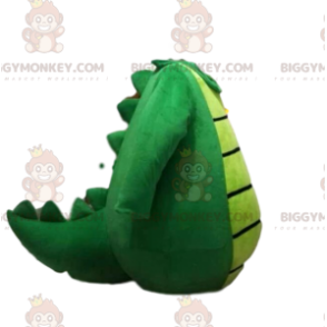 Testa del costume della mascotte del drago verde super