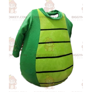 Super hauska vihreä lohikäärme BIGGYMONKEY™ maskotti-asun pää -