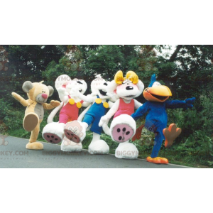 5 BIGGYMONKEY™s mascotte di Diddl con la sua ragazza e i suoi