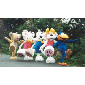 5 BIGGYMONKEY™s maskot af Diddl med sin kæreste og venner -