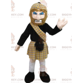 BIGGYMONKEY™ mascot costume of man in traditional Scottish
