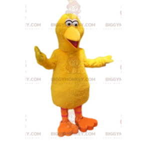Velmi komický kostým maskota žluté kachny BIGGYMONKEY™. kachní