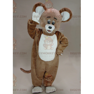 BIGGYMONKEY™ Braunes Maus-Jerry-Maskottchen-Kostüm von Tom &