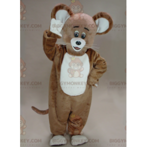 BIGGYMONKEY™ Braunes Maus-Jerry-Maskottchen-Kostüm von Tom &